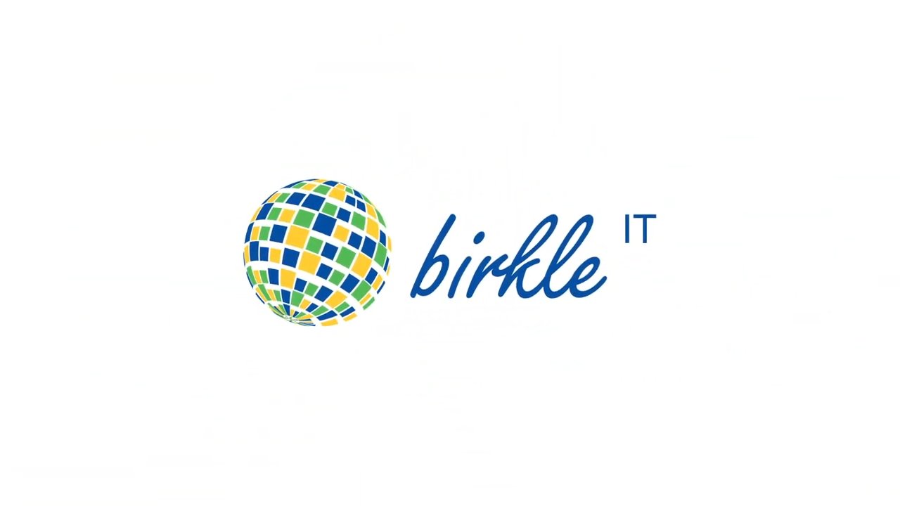 birkle-IT Logo reveal teaser video thumbnail
